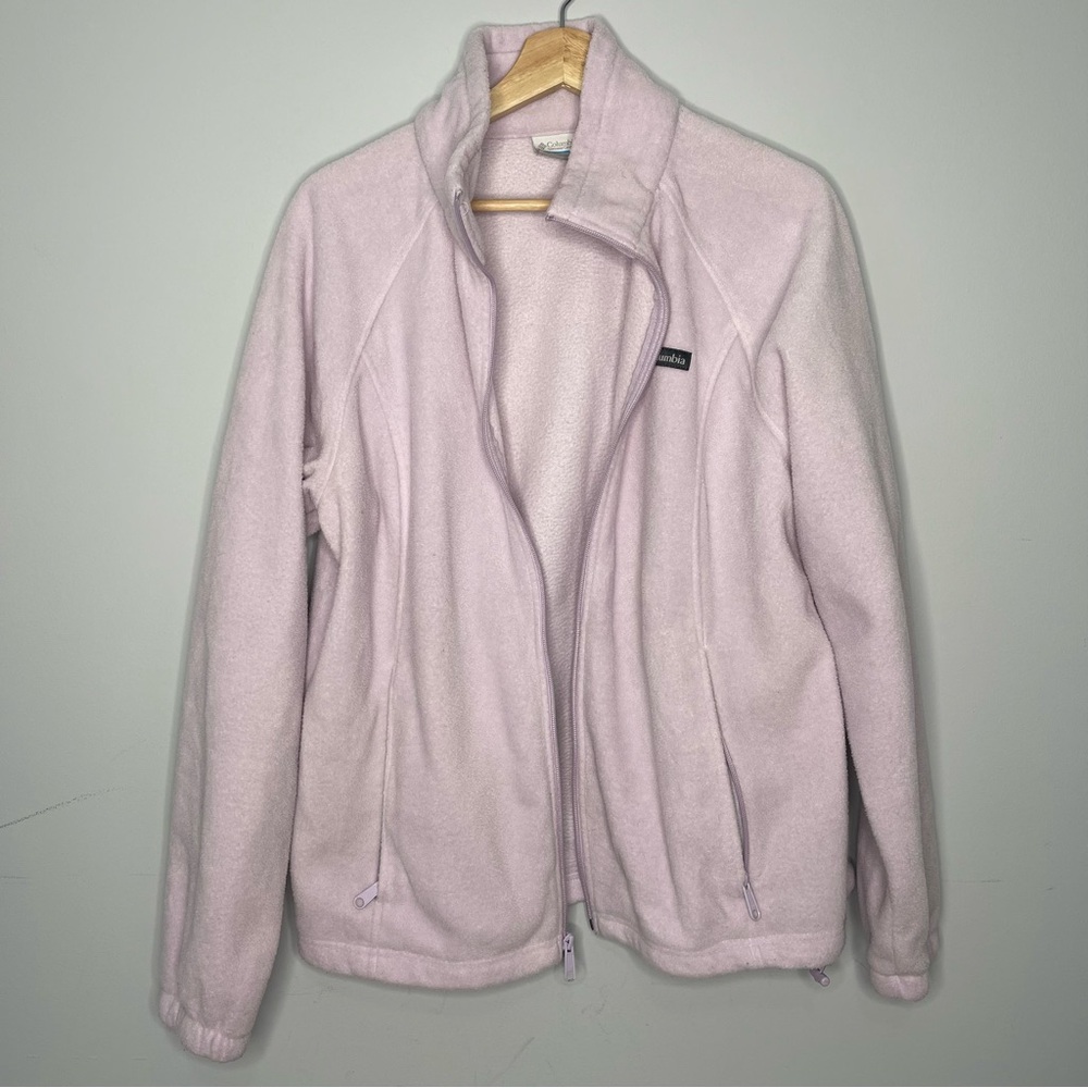 Columbia Women’s Benton Springs Full-Zip Purple Fleece Jacket (X-Large)